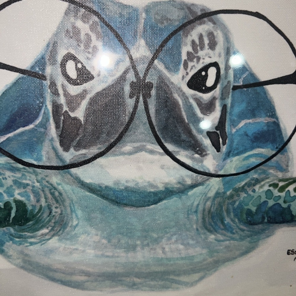 Sea Turtle Canvas Print- Wall Decor for Living Room‎ - Picture 3 of 5